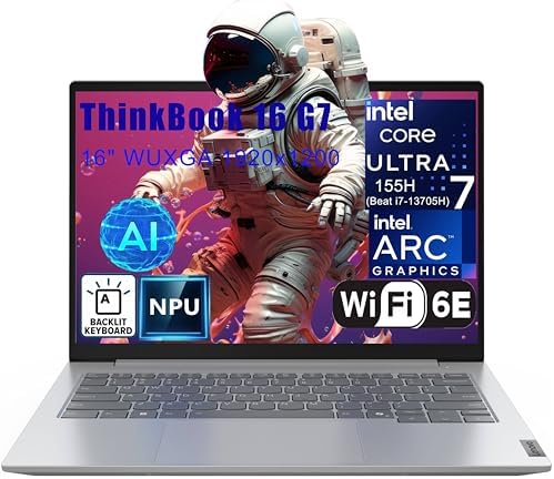 Review: Lenovo Thinkbook 16 Ultra 7 155H Top class Laptop Pc Intel 16-Core 16″ Laptop