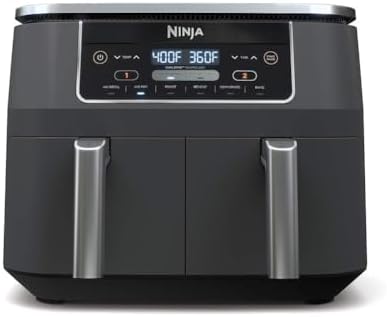 Ninja DZ201 Foodi 8 Quart 6-in-1 DualZone 2-Basket Air Fryer