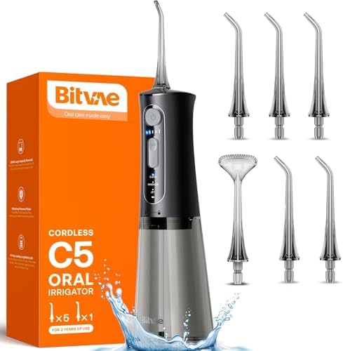 Review: Bitvae C5 Water Dental Flosser for Teeth, Cordless Water Teeth Cleaner picks